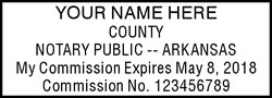 AR Notary Maxlite Stamp