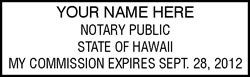 HI Self-Inking Notary Stamp