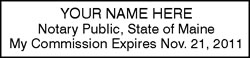 ME Pocket Notary Stamp