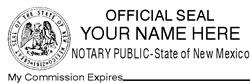 NM Notary Maxlite Stamp