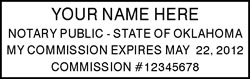 OK Self-Inking Notary Stamp