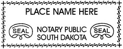 SD Notary Maxlite Stamp