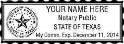 TX Self-Inking Notary Stamp