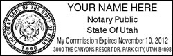 UT Pocket Notary Stamp