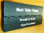 2 x 9 Reversable Teller Bar Double Line