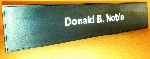 2 x 9 Reversable Teller Bar Full Plate, Name Plate Only