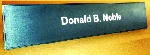 SQUARE / RADIUS FULL NAMEPLATE with TEXT