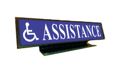 Handicapped Service Deskplate